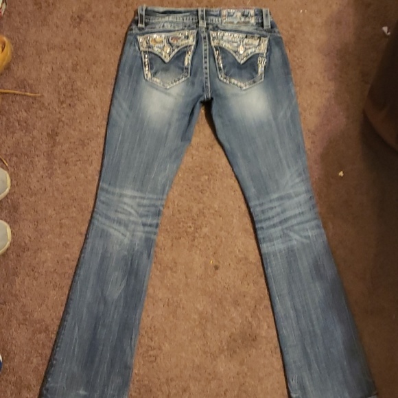 Sold on M Miss Me Jean's all size 27/33 bootcut - Picture 6 of 8